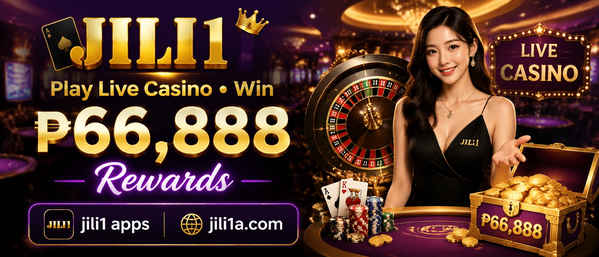 Live casino hero image